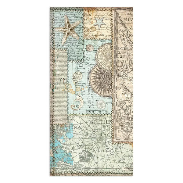 Stamperia Collectables Double-Sided Paper 6"x 12" 10/Pkg - Songs of the Sea