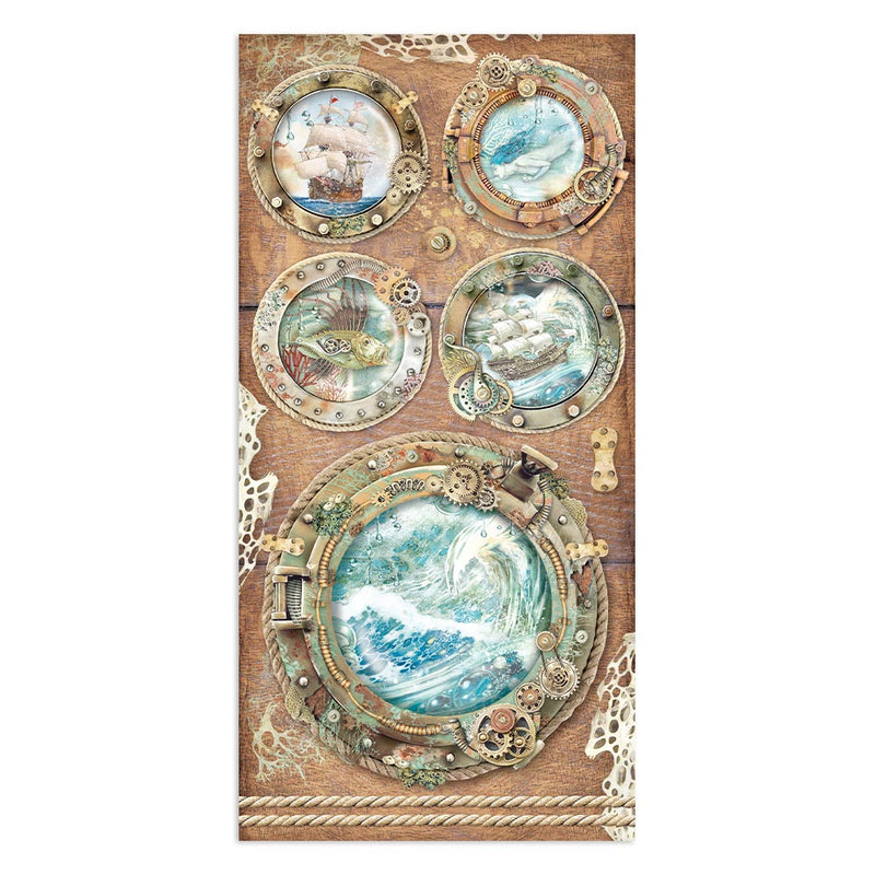 Stamperia Collectables Double-Sided Paper 6"x 12" 10/Pkg - Songs of the Sea