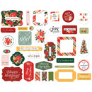 Carta Bella Cardstock Ephemera Joyful Christmas Flora*