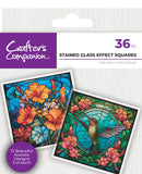 Crafter's Companion Printed Acetate Stained Glass Effect Squares