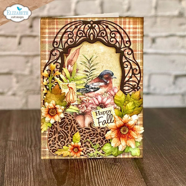Elizabeth Craft Metal Die Autumn Fancy Frame*
