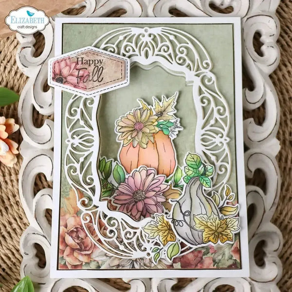 Elizabeth Craft Metal Die Autumn Fancy Frame*