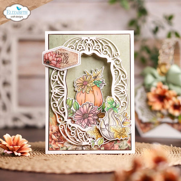 Elizabeth Craft Metal Die Autumn Fancy Frame*
