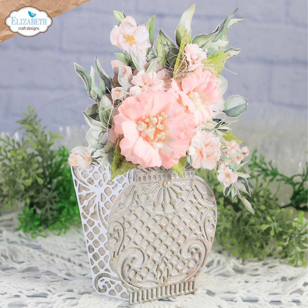 Elizabeth Craft Metal Die Delicate Fancy Card Easel