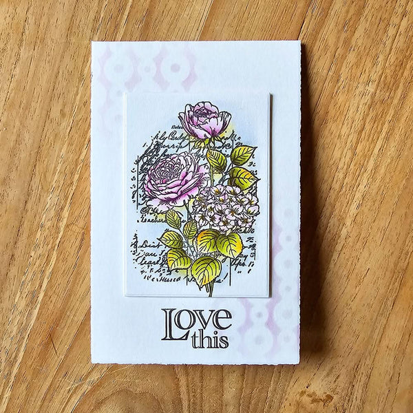 Elizabeth Craft Clear Stamps Love & Roses*