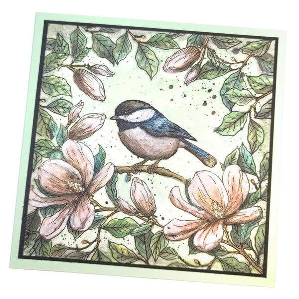 Elizabeth Craft Clear Stamps Floral Branches & Sentiments