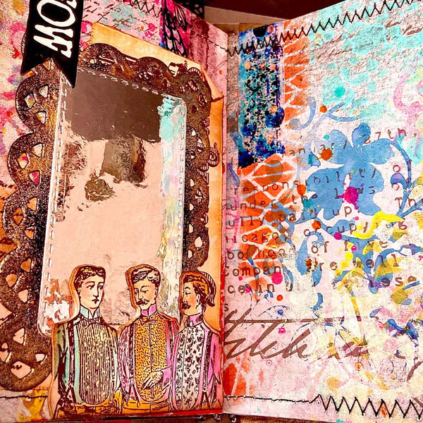Elizabeth Craft Stamp And Die Set Mr. and Mrs.
