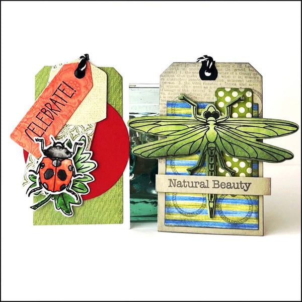 Elizabeth Craft Stamp And Die Set Beetles and Bugs