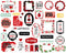 Echo Park Cardstock Ephemera 34/Pkg Icons, Little Ladybug