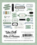 Echo Park Cardstock Ephemera Titles & Phrases, Wedding Bells