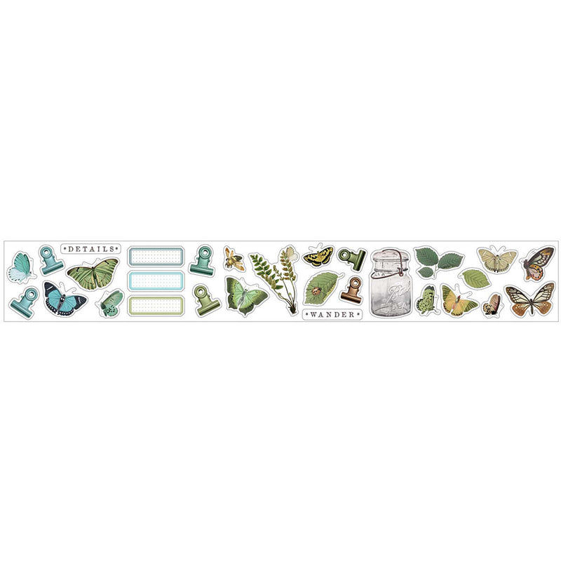 49 And Market Washi Sticker Roll Nature Study Wings