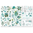 49 And Market Colour Swatch: Teal Rub-On Transfer Set