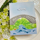 Hero Arts Clear Stamps 6"X8" Stone Bridge HeroScape*