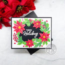 Hero Arts Stencil 5.25"X6.50" Colour Layering Poinsettia Window*