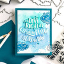 Hero Arts Clear Stamp & Die Combo Sea Quotes*