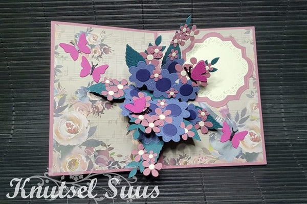 Karen Burniston Dies Twist Flower Pop-up*