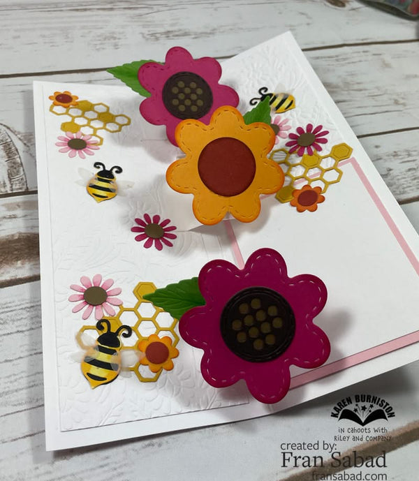 Karen Burniston Dies Twist Flower Pop-up*