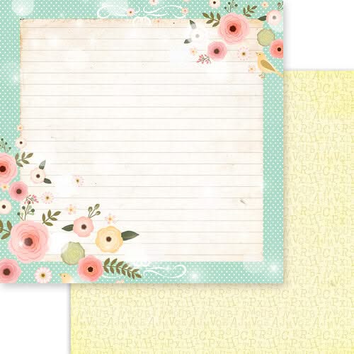 Memory Place Double-Sided Paper Pack 6"X6" 24 pack  Book Lover*