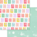 Memory Place Double-Sided Paper Pack 8"X8" 18 pack  Book Lover*