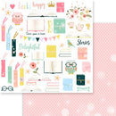 Memory Place Double-Sided Paper Pack 8"X8" 18 pack  Book Lover*