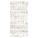 Simple Stories Colour Vibe Foam Alpha Stickers 6"X12" 129pack Woods - Aspen*