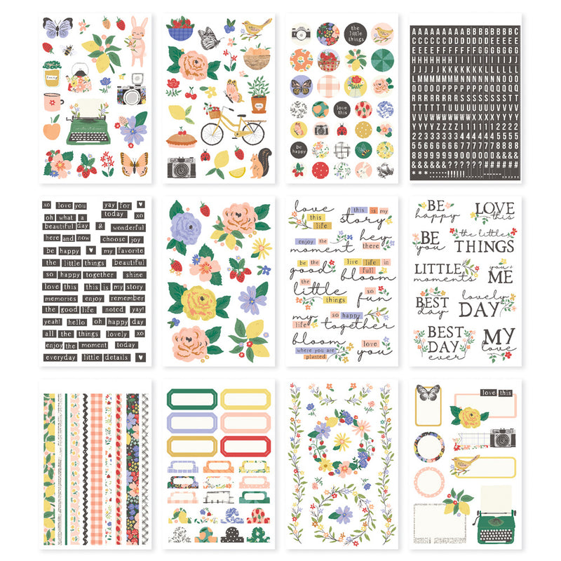 Simple Stories Sticker Book 12/Sheets The Little Things, 516pack