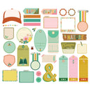 Simple Stories Trail Mix Bits & Pieces Die-Cuts 34pack Journal*