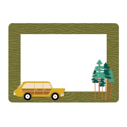 Simple Stories Trail Mix Chipboard Frames*