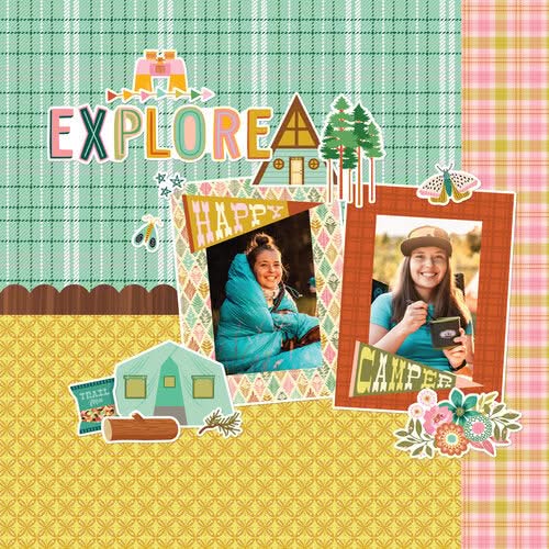 Simple Stories Trail Mix Chipboard Frames*