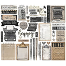 Simple Vintage Essentials Bits & Pieces Die-Cuts 42pack Take Note