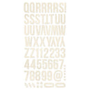 Simple Vintage Essentials Foam Alphas Stickers 129pack Vintage Cream*