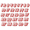 Simple Stories Boho Christmas Bits &  Pieces Die-Cuts 31 pack  Number*