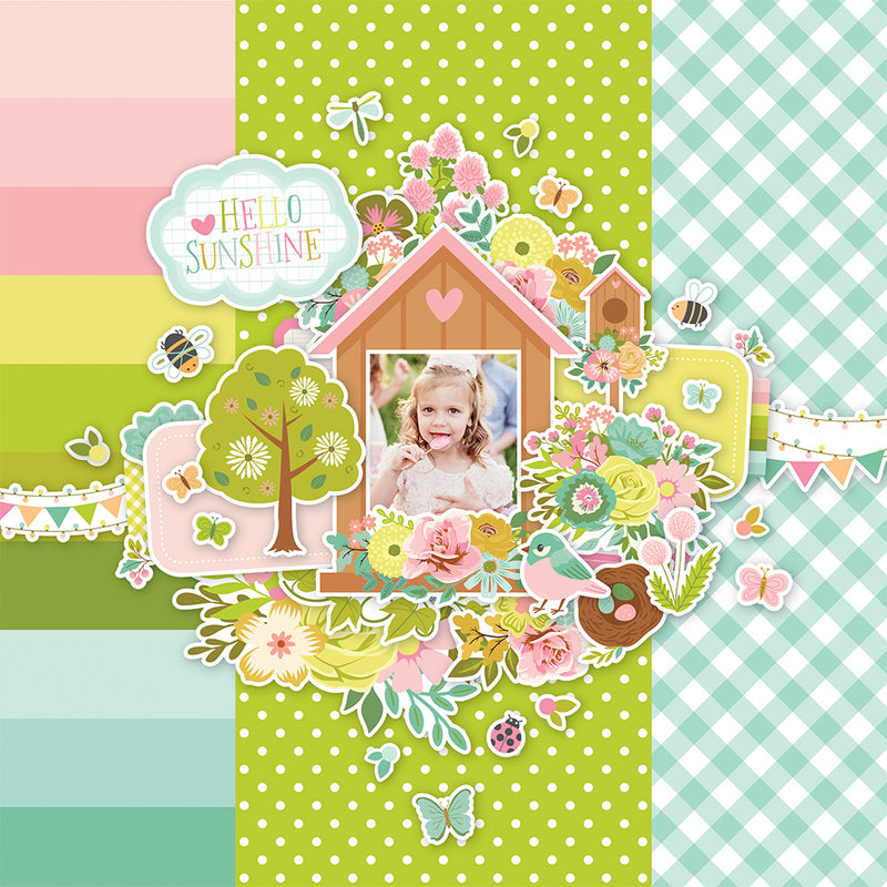 Simple Stories Collection Kit 12"X12" Tea Garden