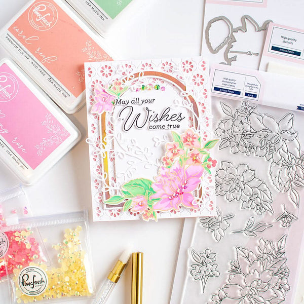 Pinkfresh Studio Die Set Artistic Dahlia*