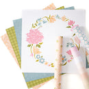 Pinkfresh Studio Double-Sided Paper Pack 12"X12" 12 pack Lovely Blooms, 12 Designs/1 Each
