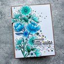 Pinkfresh Studio Stencils 4.25"x5.5" 6/Pkg Lovely Blooms*