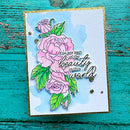 Pinkfresh Studio Press Plate Beautiful Roses