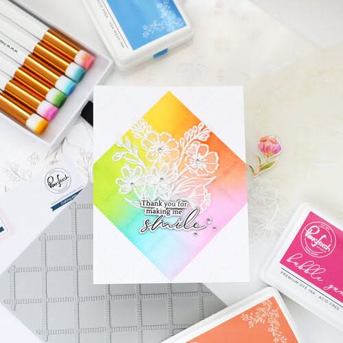 Pinkfresh Studio Cling Stamp Set 4.25"X5.5" Making Things Happen*