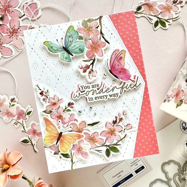 Pinkfresh Studio 4"X9" Stencils Sakura*