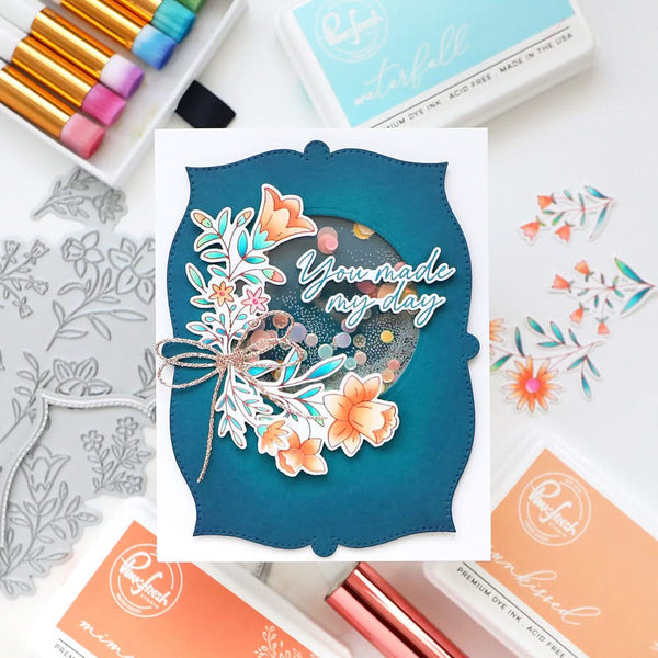 Pinkfresh Studio Die Set Print Shop: Modern Botanicals*