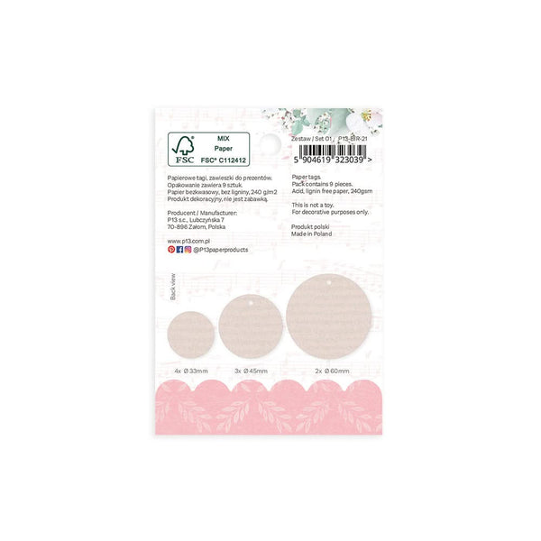 P13 Birdhouse Double-Sided Cardstock Tags 9 pack