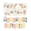 P13 Flowerish Double-Sided Cardstock Die-cuts 15 pack*