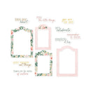 P13 Flowerish Ephemera Cardstock Die-cuts 12 pack  Frames & Words*