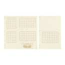 P13 Flowerish Light Chipboard Shaker Base 6"X8" Rattan Box*