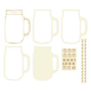 P13 Fresh Lemonade Light Chipboard Shaker Base 6"X8" Jar Of Lemonade*