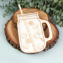 P13 Fresh Lemonade Light Chipboard Shaker Base 6"X8" Jar Of Lemonade*