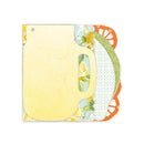P13 Light Chipboard Album Base With Papers 6"X6" Mix and Match, P13 Fresh Lemonade*