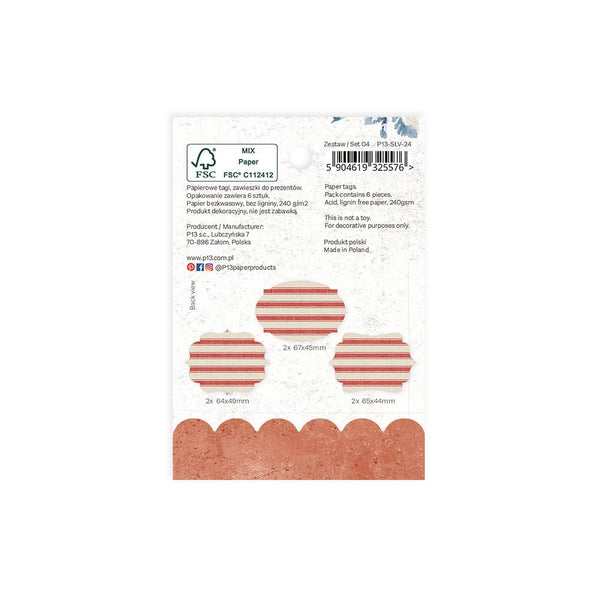 P13 Sea La Vie Double-Sided Cardstock Tags 6 pack