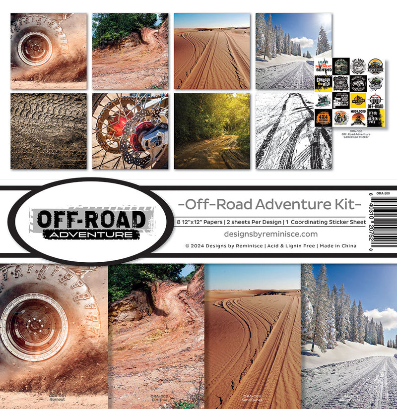 Reminisce Collection Kit 12"X12" - Off Road Adventure Collection