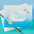 Spellbinders Press Plate By Paul Antonio Copperplate Hello*